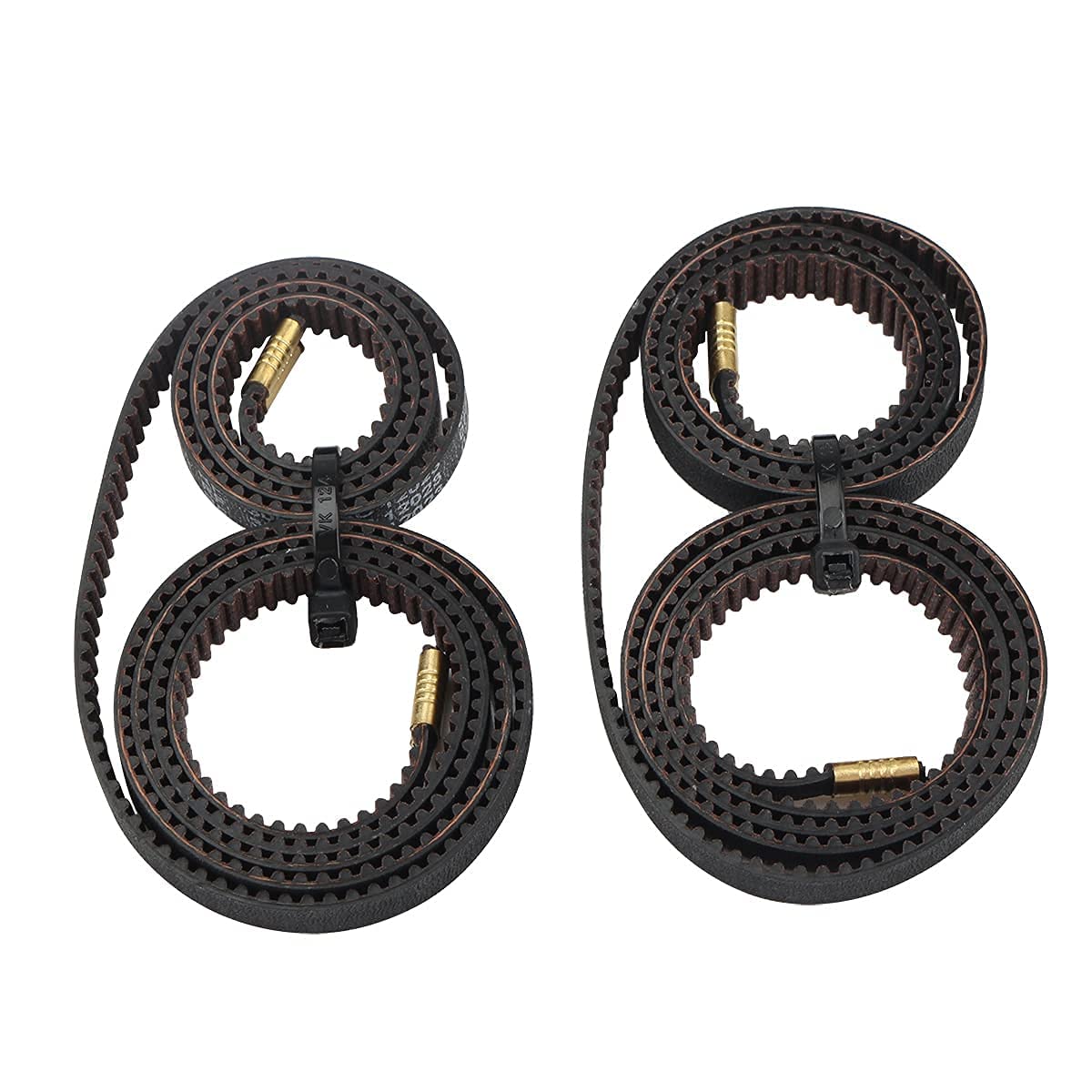 GT2 Zahnriemen 2 Meter, 6 Mm Breit, 2 Mm Pitch – Mit 6 Kupferschnallen Für 3D-Drucker Wie Ender 3, Ender 5