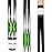 Pathline Pool Cue Stick - 58 inch Canadian Maple Billiard Pool Stick (Green 21oz)