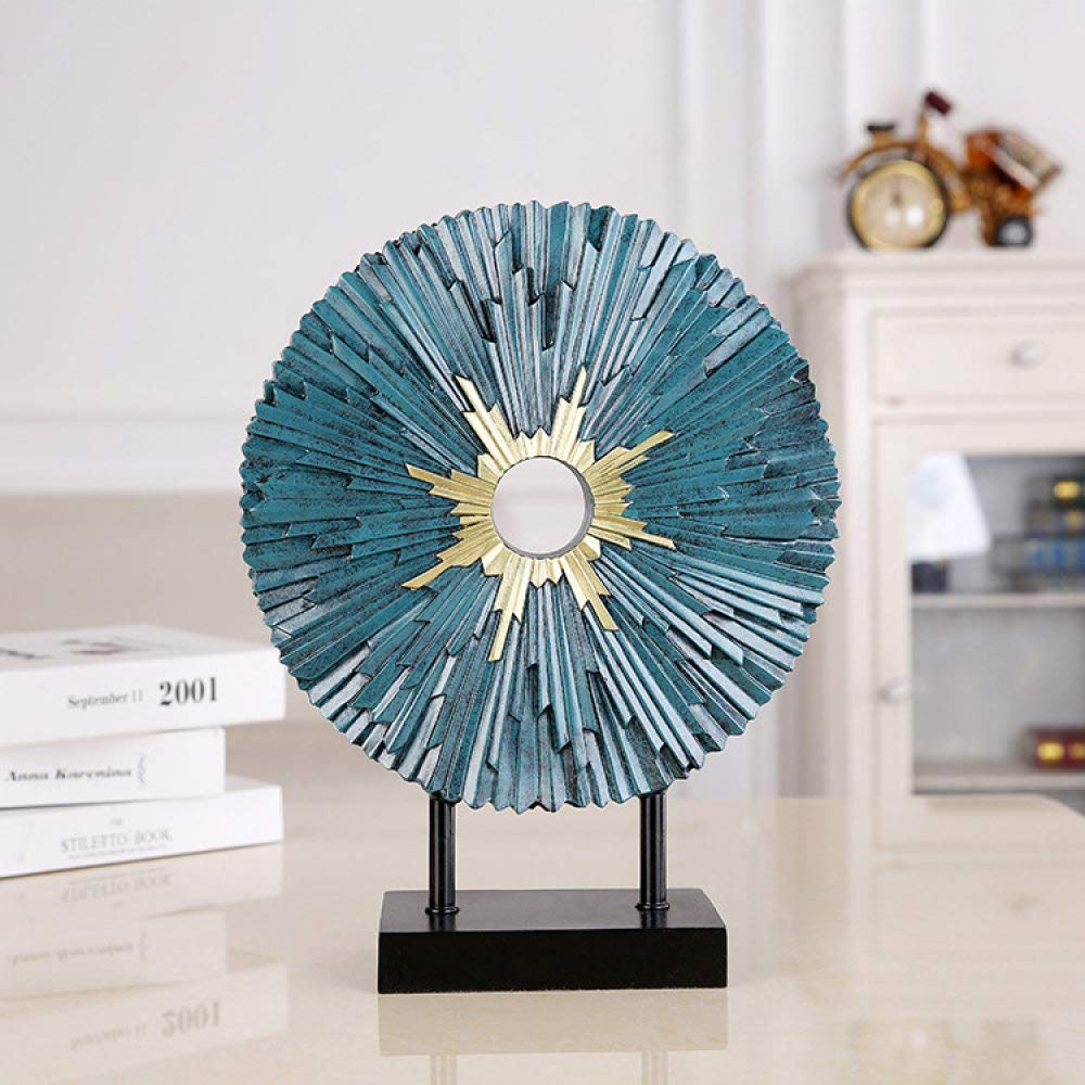 Petite statue fleur en résine de haute qualité, artisanat d'art