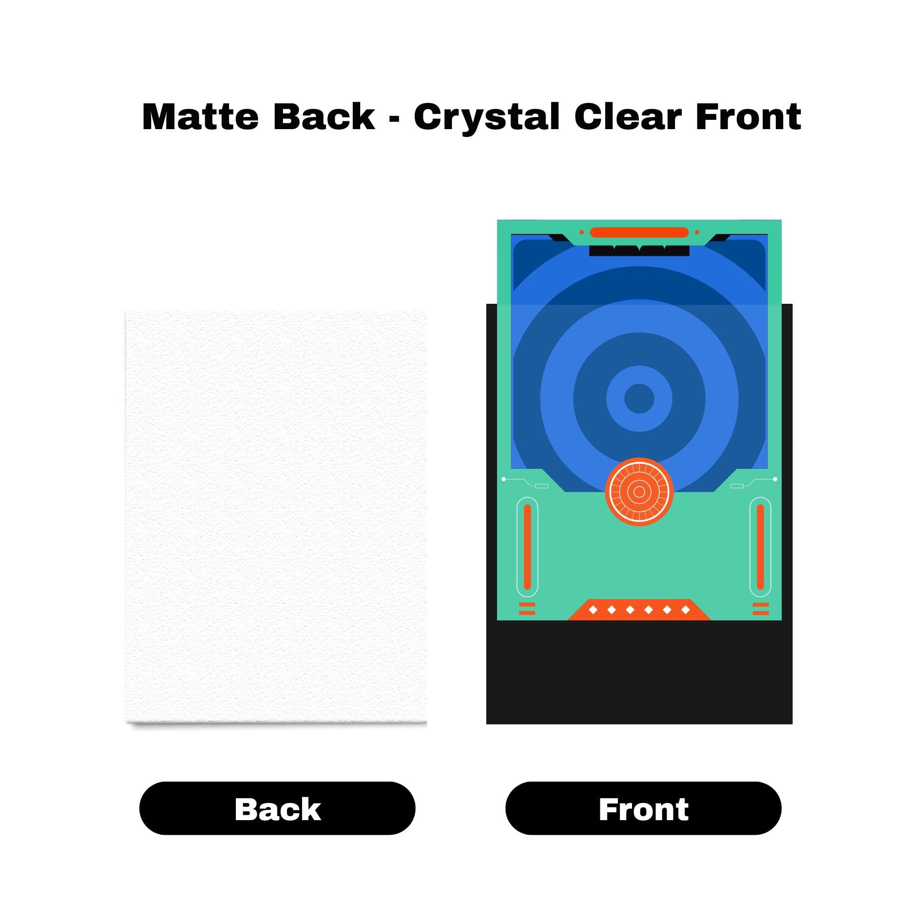 Matte Trading Card Sleeves, 100 Count, Standard Size 66x91mm, Anti-Glare, Archival Safe, Smooth Shuffle - Image 3