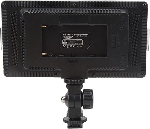 Miniatura 7 de Luz de video LED, lámpara LED de panel plano de 30 W, 416 piezas, cámara de fotografía ajustable, iluminación de relleno, para transmisión en vivo y