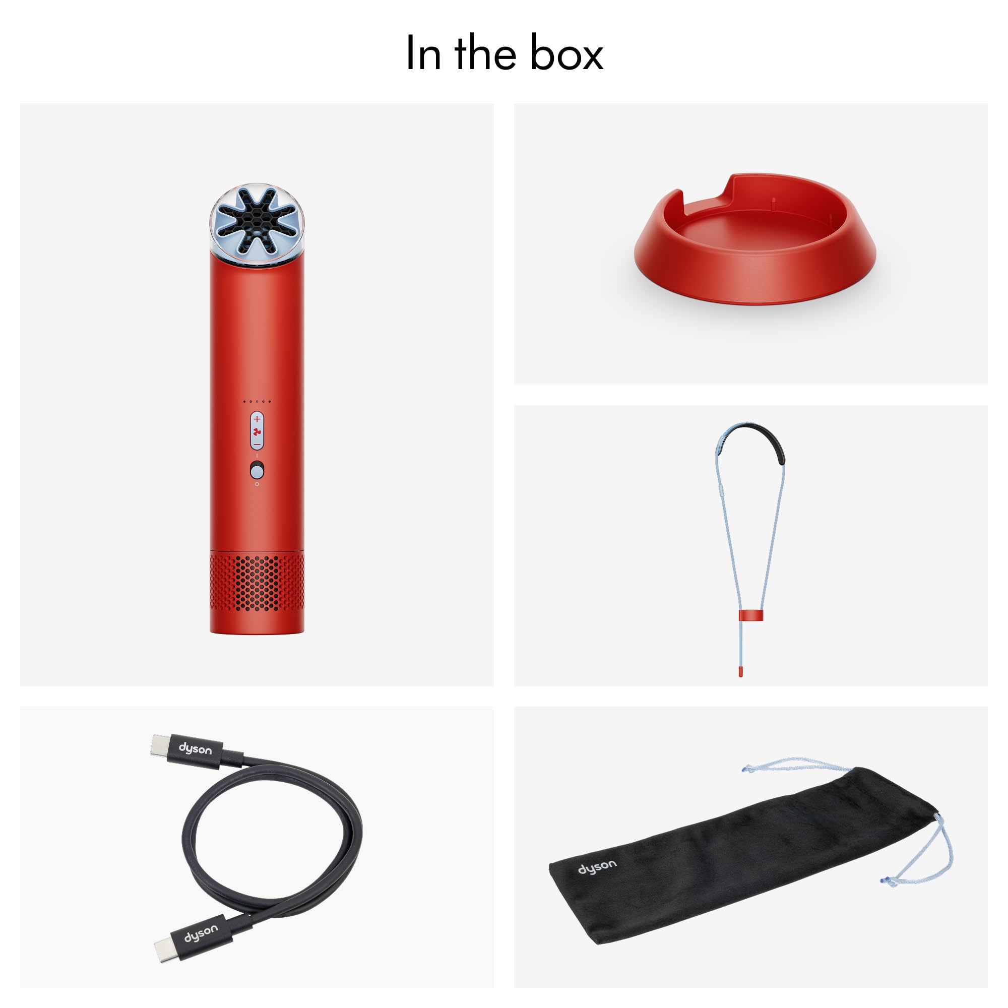 Amazon.co.jp: Dyson HushJet™ミニクールファン(カーネリアン/スカイ