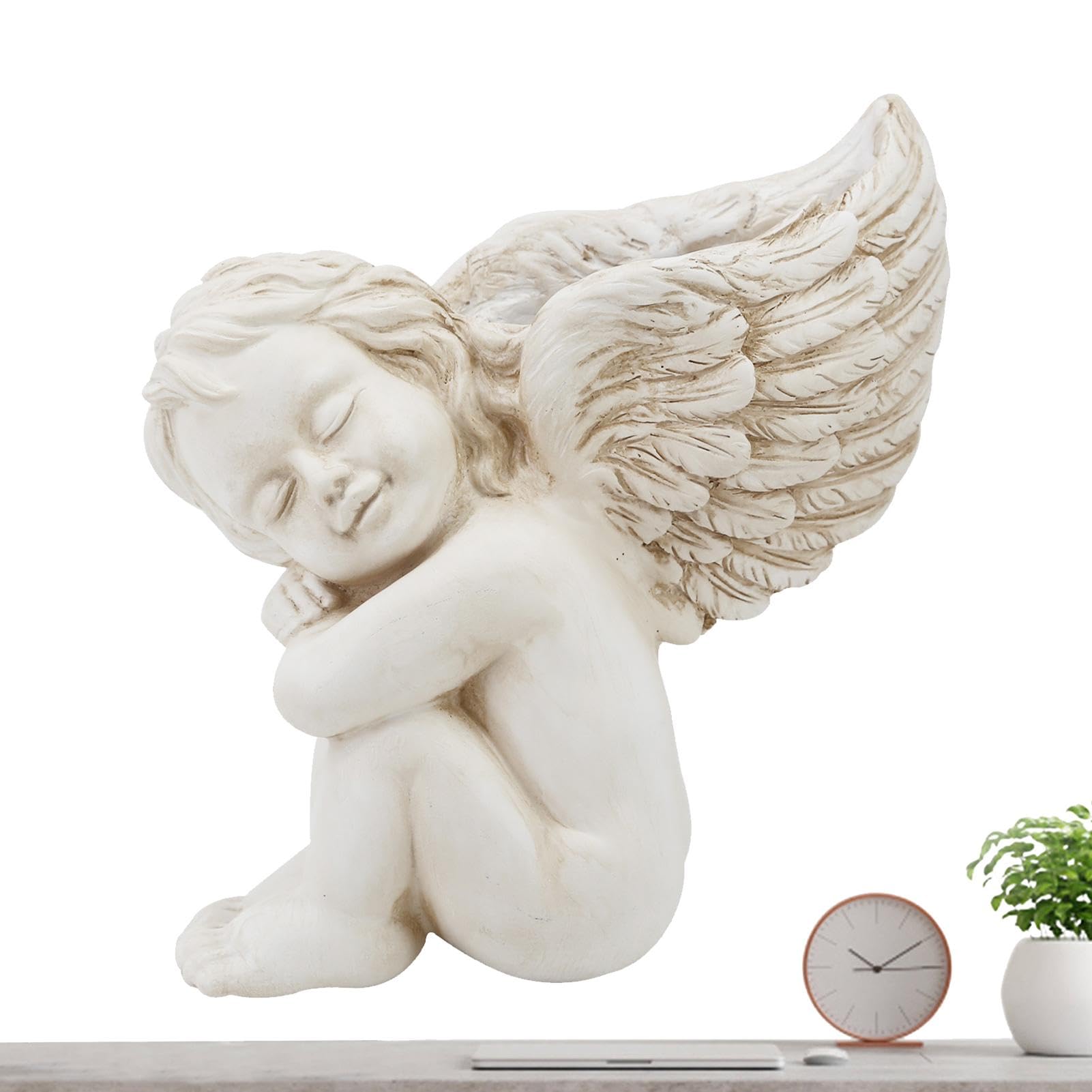 BIUDECO 18pièces Charms Miniature Anges Résine Pour Décorations De Coques De Téléphone Style Aléatoire