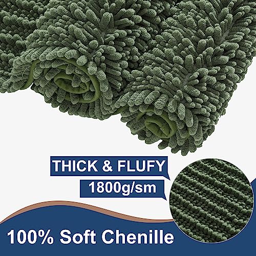 Tapis de bain antidérapant FLOLEOPA lavage en machine grand format