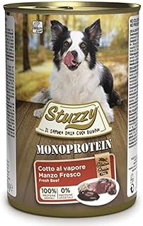 Stuzzy, Natvoer voor volwassen honden met rundvlees, monoproteïne in paté (6 blikjes à 400 g)