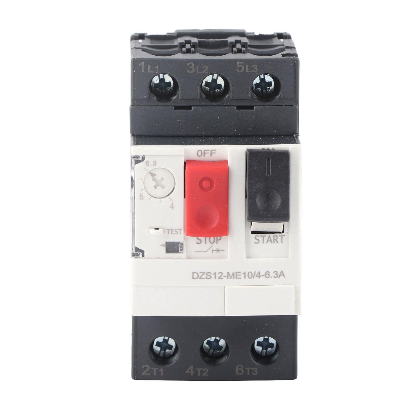 GV2-ME10C Disjoncteur de Moteur, AC690V, Protection Contre les Surcharges, Matériau ABS, Installation sur Rail 35mm, Tension Nominale 6KV, Type Bouton-Poussoir