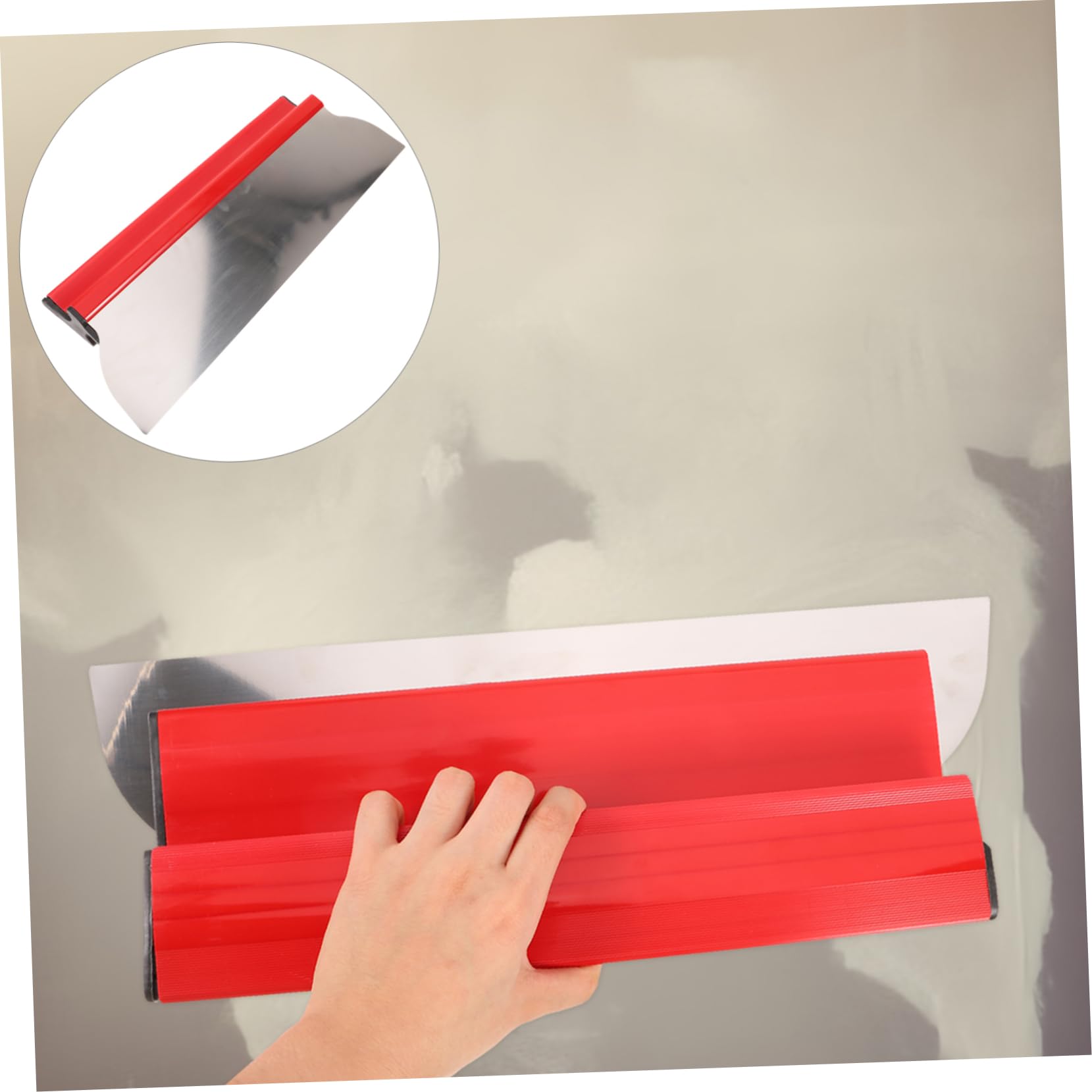 Homoyoyo Set in Acciaio Inox per Cartongesso di Spatola Lisciatrice per Lisciare Stucco e Finitura Pareti in Casa