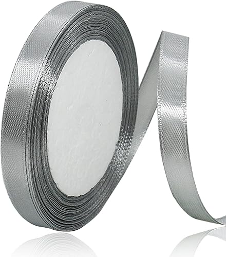 Miniatura 113 de Cinta dorada para envolver regalos, cinta de satén de 1 pulgada x 25 yardas para manualidades, fabricación de lazos para el cabello, coronas, ramos