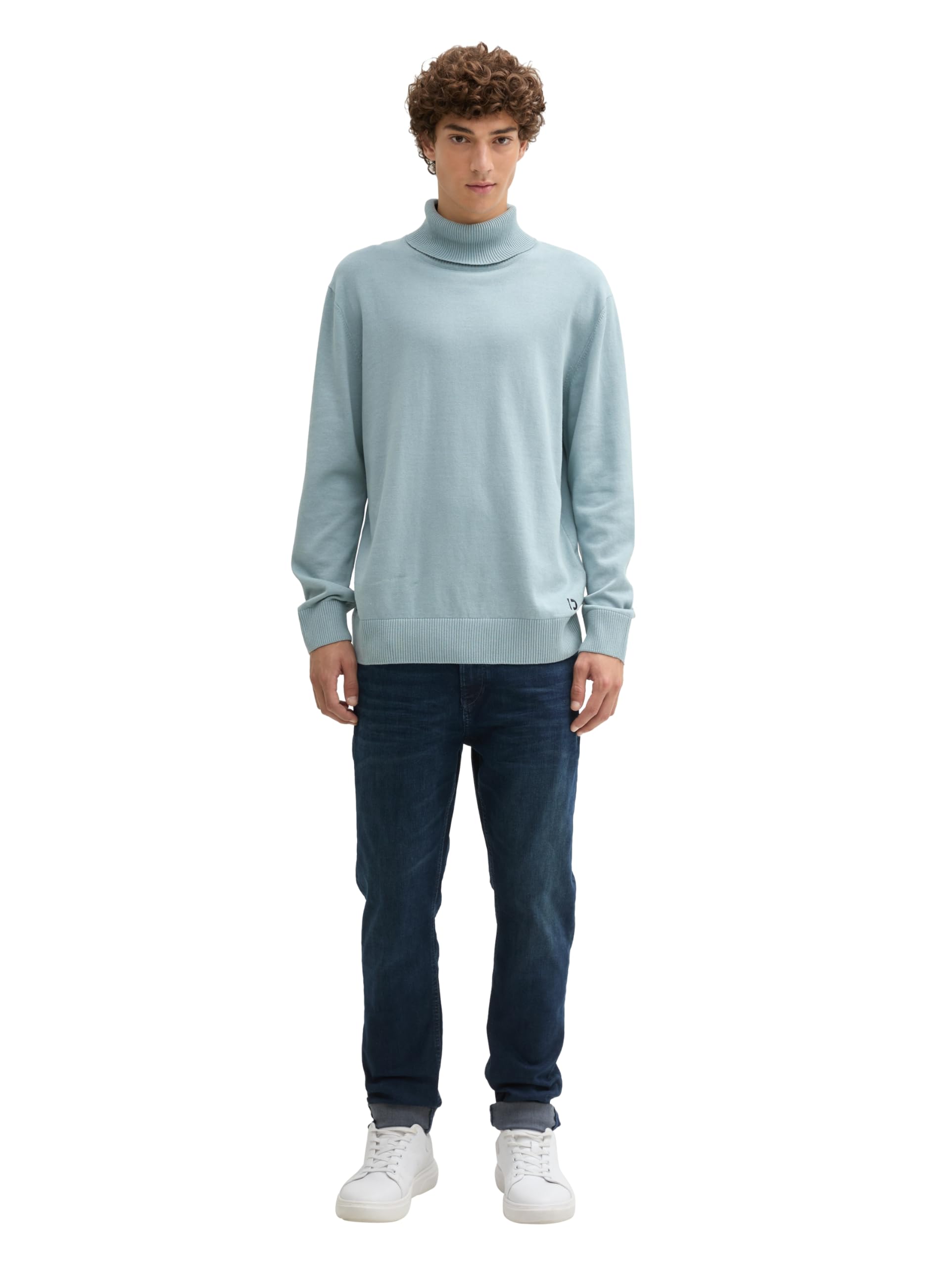 Tom Tailor Denim Herren Tapered Slim Fit Jeans mit Stretch 1044288