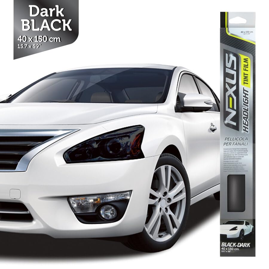 2 Pellicole Per Fari, Nero Scuro, 200 X 30 Cm, Pellicola - Foto 3