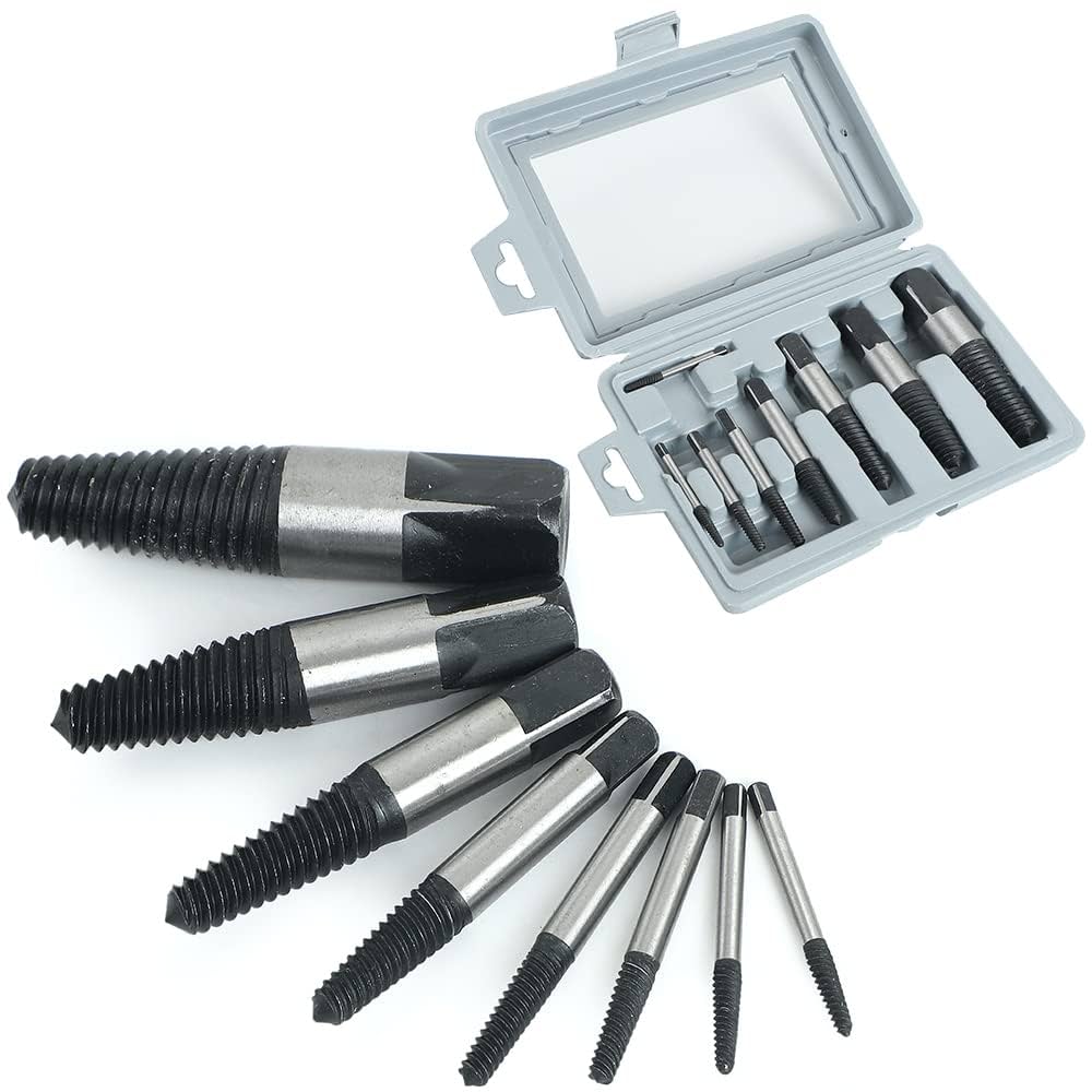 Amazon.co.jp: TKY ネジ抽出器セット 8本セット ネジ ボルト