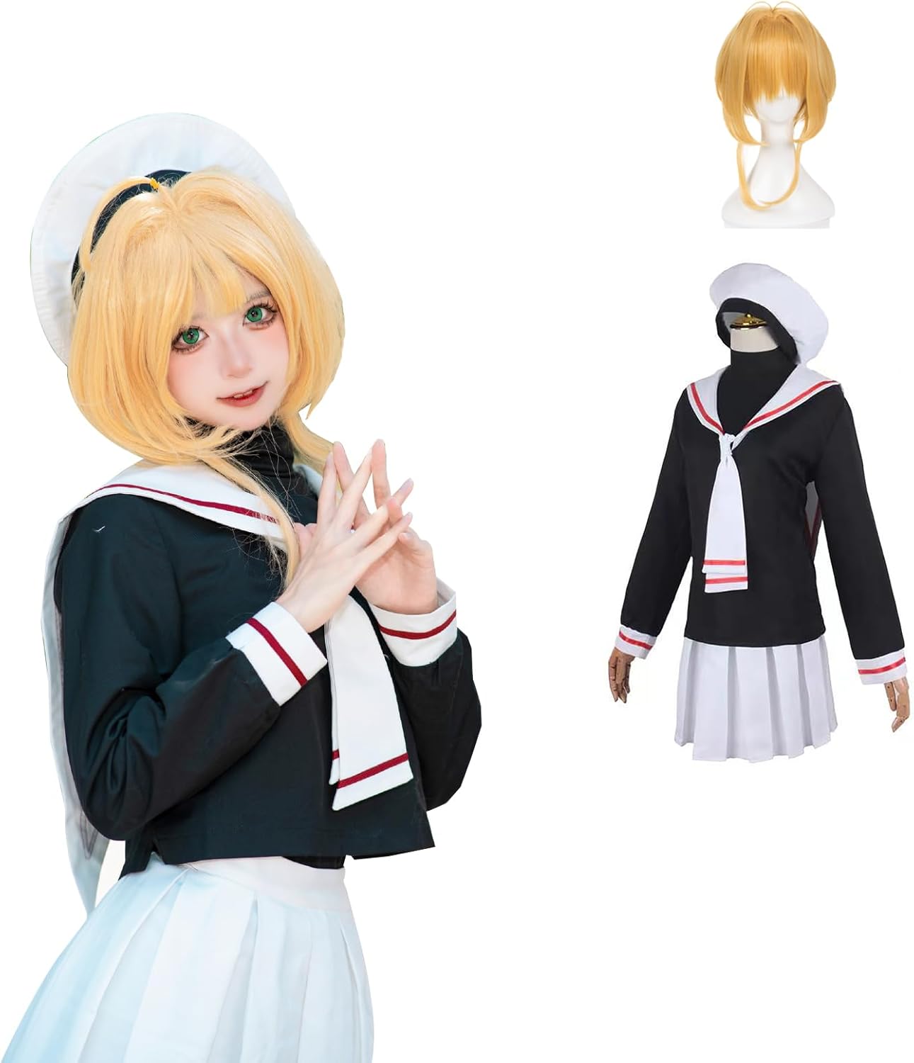 Cardcaptor Sakura Cosplay Sakura Uniform Pink Dress Battle Suit Halloween Outfits