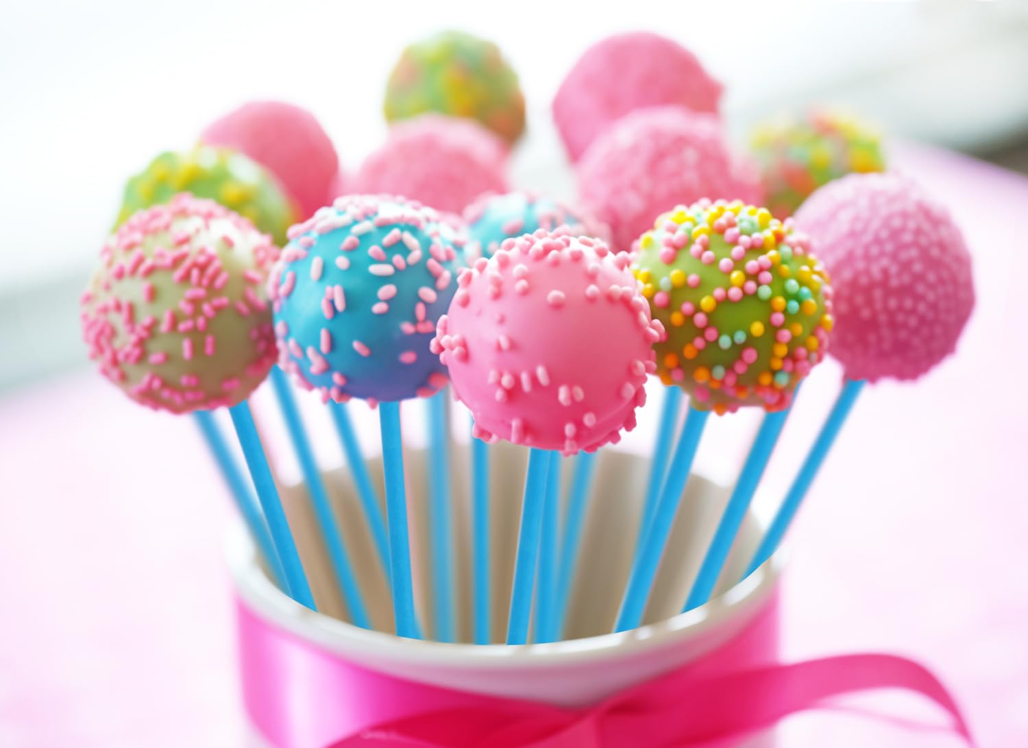 DECOMELODY Zuckerwatte Stäbchen - 50 Stück Wiederverwendbar