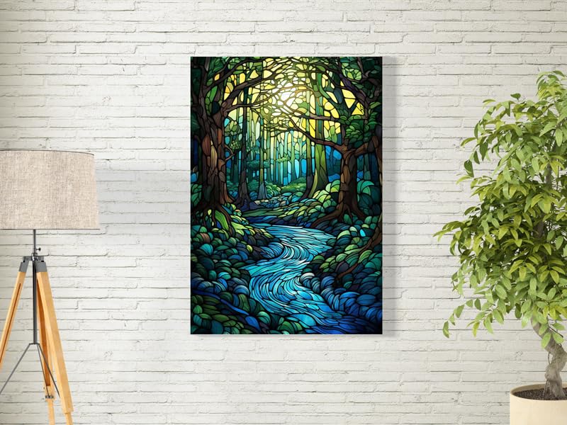 bpaForests of Wonder Wall Art for Decoration easy to hang, 90x60cm, 1Pcs