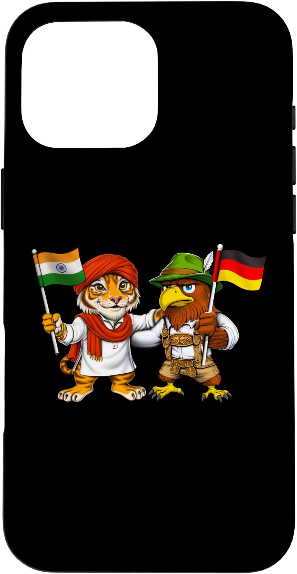 India Germany Flag Indian Roots German Heritage Case for iPhone 16 Pro Max