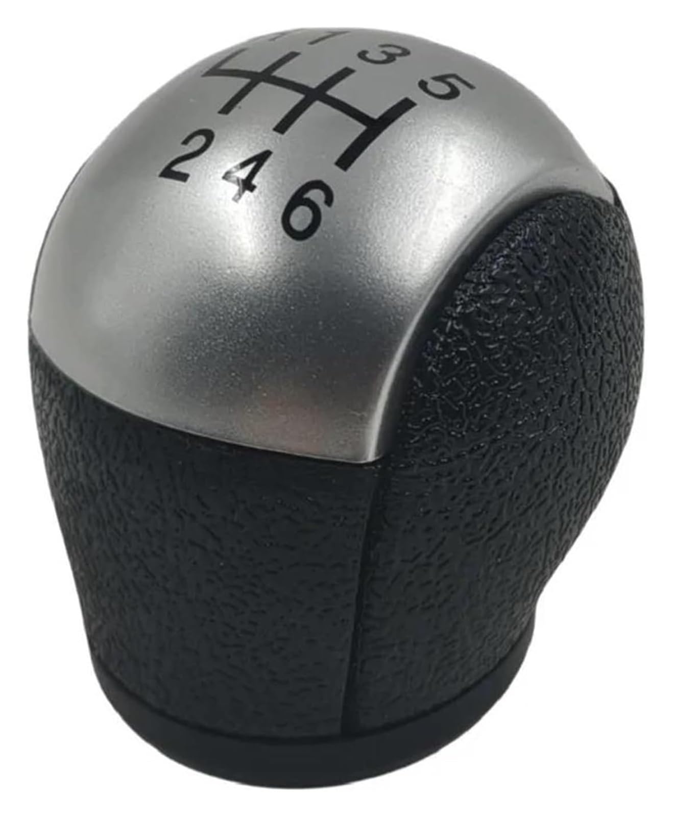 TRASH BIN Car Gear Shift Knob for Transit Van MK7 2006-2013 Gear Shift Knob Lever Stick Shifter Manual Selector Handle Ball 6 Speed(Silver)