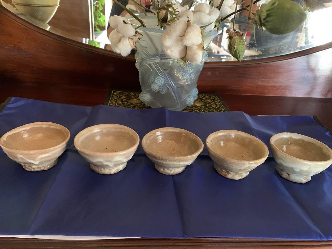 森岡成好作ぐい呑5点