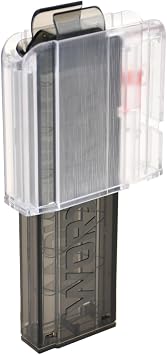Worker Mod 10-Darts Short Darts Magazine Clips for Adventure Force Nexus Pro and Swift Cheetah 2.0 Blaster Toy (Black)