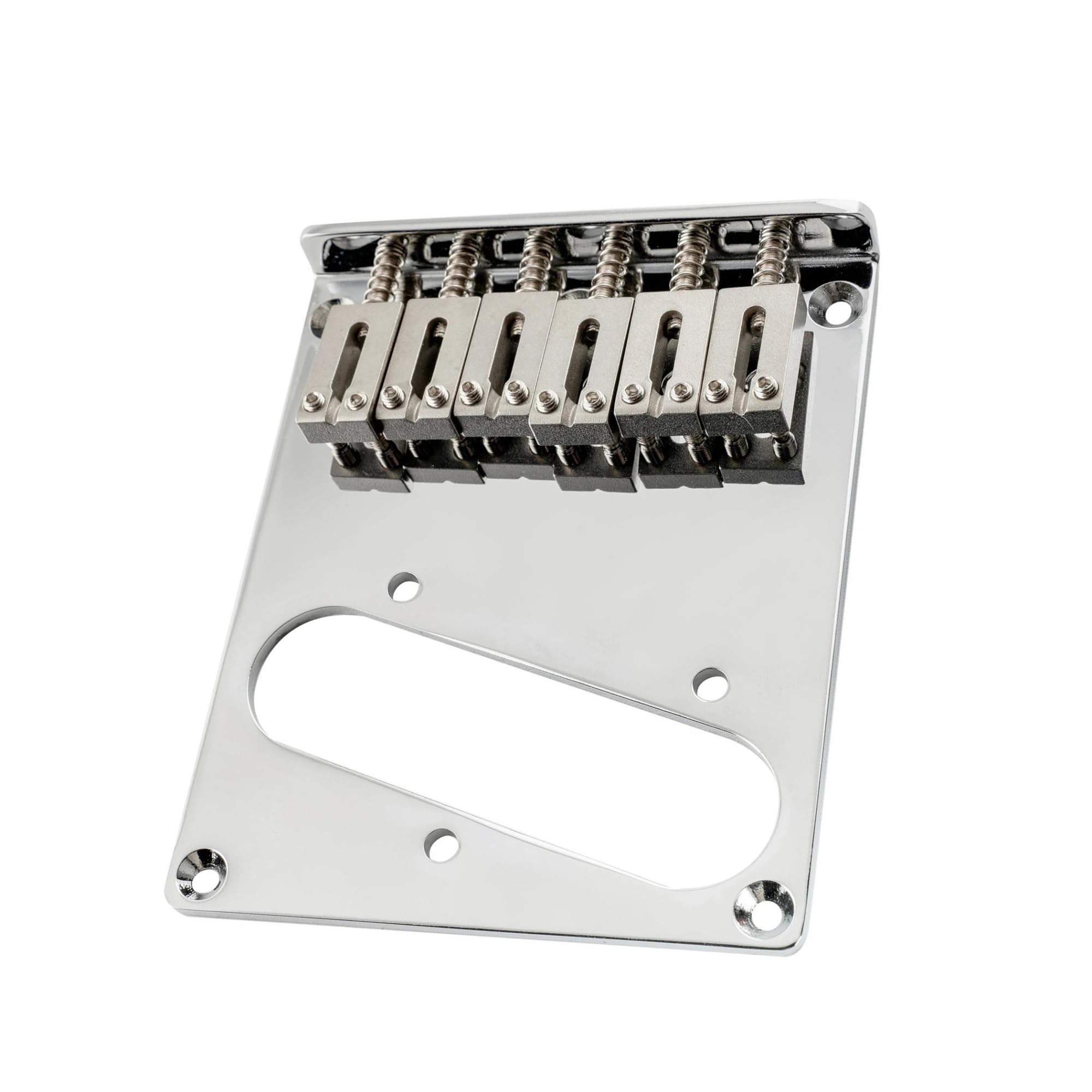 Mostek Strunowy 54 Mm Z 6 Siodełkami Ze Stali Nierdzewnej Do Gitar Elektrycznych Mostek Gitarowy(Chrome)