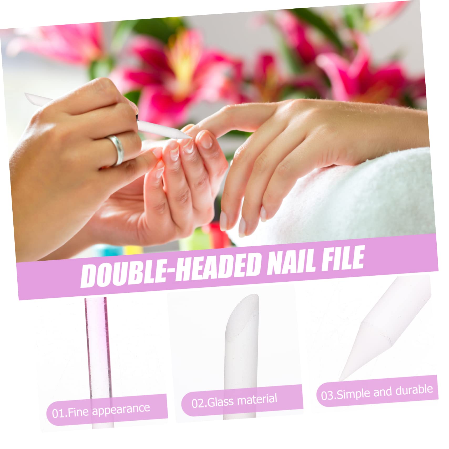 Healeved 12stücke Glas-nagelfeilen Wiederverwendbare Maniküre-werkzeuge Transparent Hochwertige Nagelpflege Für Glatte Und Gepflegte Nägel Für Zuhause Und Professionelle Anwendungen