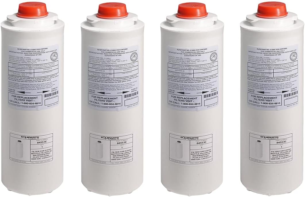 Replacement for Еlkаy 51300C 4-PACK - WаtеrSеntry Plus - Bottle FIlters - Water FIlter ( 4-PACK )