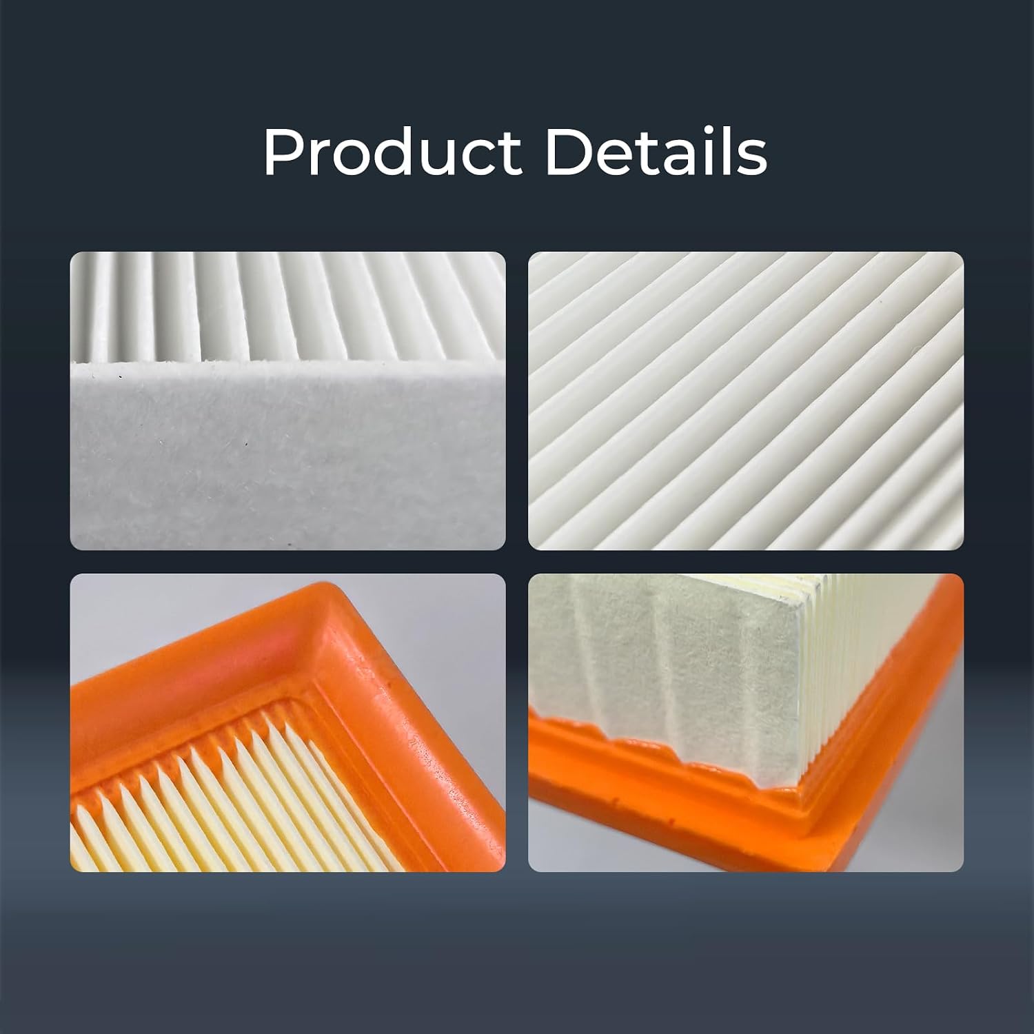 Engine & Cabin Air Filter Kit Compatible with Toyota Highlander 3.5L/2.7L (2014-2019) Sienna 3.5L/2.7L (2011-2020) Camry V6 3.5L (2012-2017) 17801-31130, 17801-0P051, 87139-30040 (Not for Camry 2.5L)