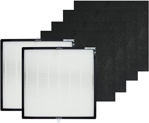 PUREBURG AK46000 - Juego de filtros de repuesto compatibles con Oreck Air Response Small WK16000 Purificador de aire tipo B1, paquete de 2 unidades