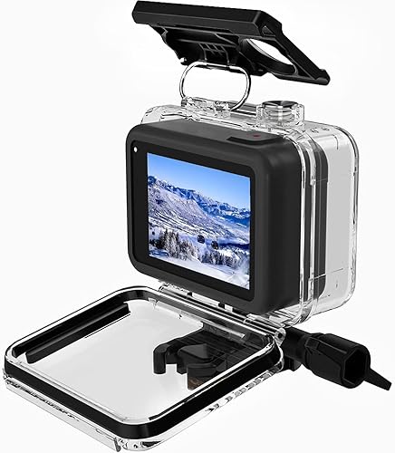 Miniatura 8 de OKFUN Funda impermeable para Go Pro Hero 11 BlackHero 10 BlackHero 9 Black, funda protectora de buceo submarino de 196.9ft con 3 filtros