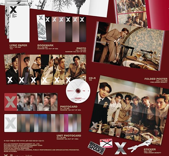 Album Monsta X coffret photobook CD le cadeau parfait pour fan - 4