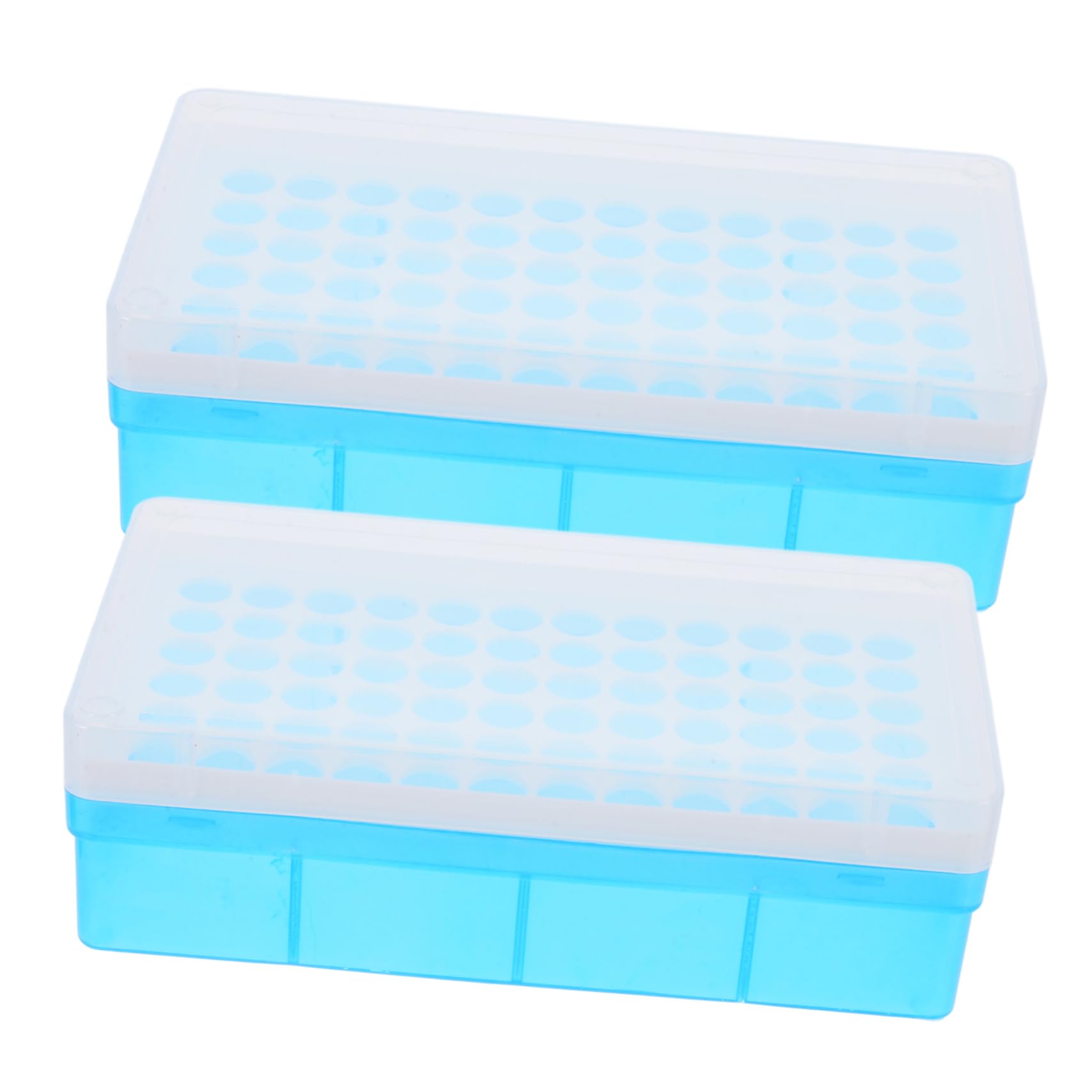 CHILDWEET Sturdy Plastic Rack 72 Hole 1.5ml Test Tube Holder for Laboratory Random