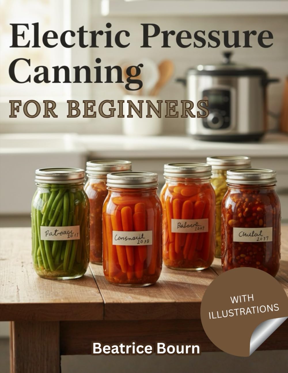 Electric Pressure Canning for Beginners: A Beginner’s Guide to USDA-Approved Electric Pressure Canning with Step-by-Step Recipes for Vegetables, Meats