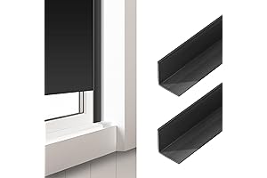 100% Blackout PVC Light Blockers Side Tracks for Window Shades