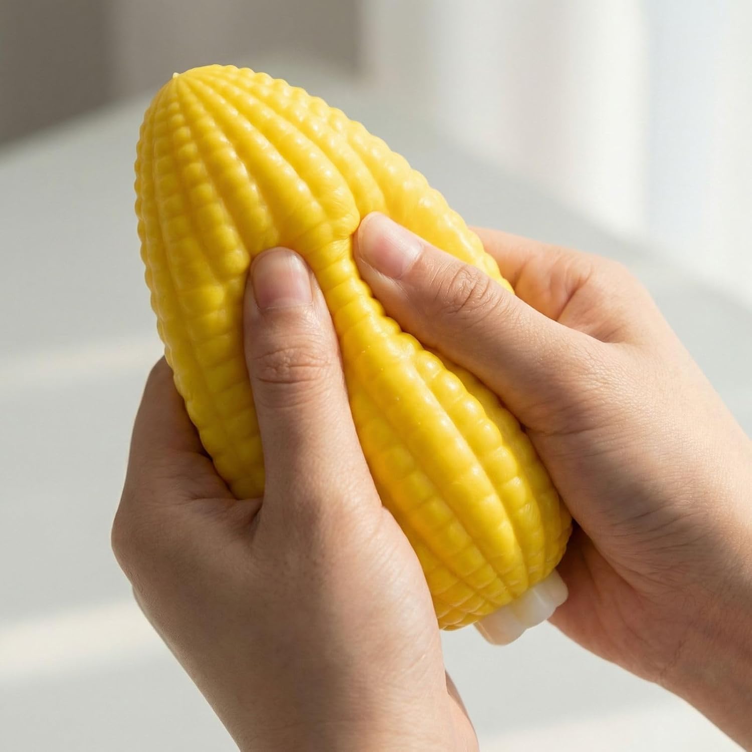 Fruit Inspired Design Squishy Toy Soft Rubber Realistic Sensory Fidget As Shown for Office Desk Decor & Work Break