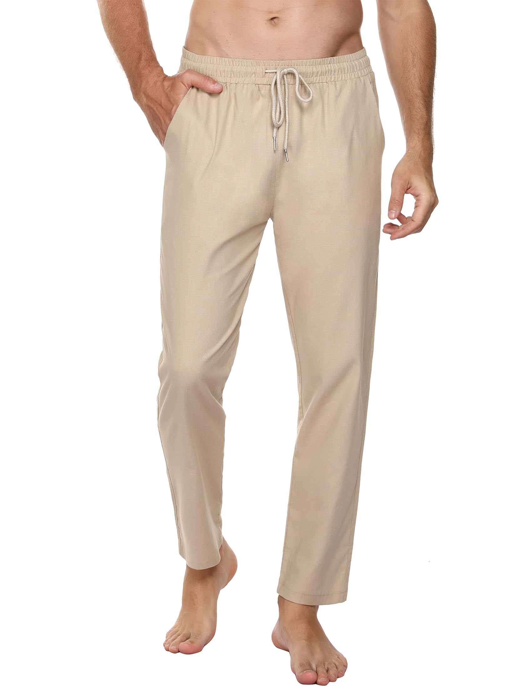 Sykooria Pantaloni Uomo Casual Uomo Pantaloni Pantaloni della Tuta con Coulisse Pantalone a Gamba Dritta Sweatpants per Casual Vacanze Jogging