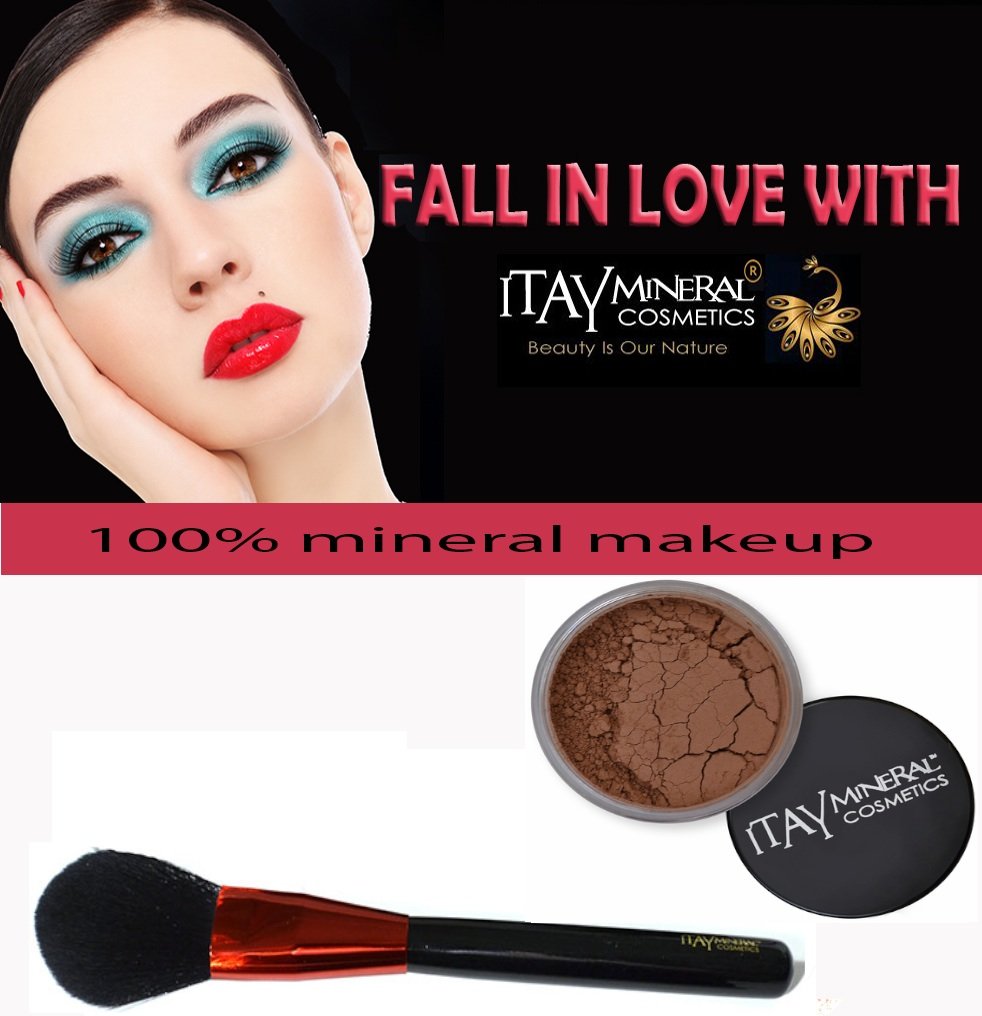 Itay Mineral Blush Powder 9gr MB4 "CARAMEL LATTE" + Blush