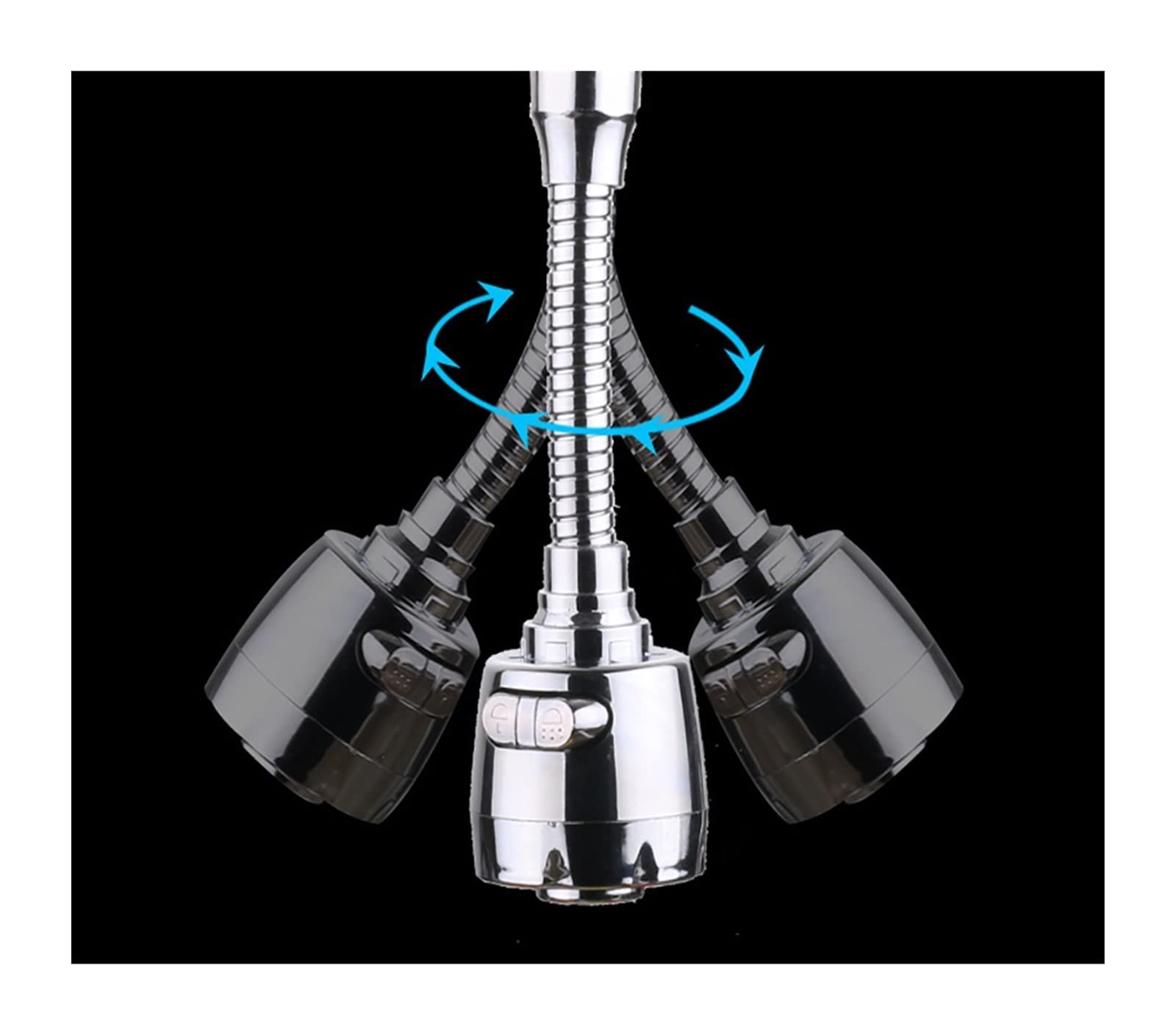 Perlator do kranu Adapter do kranu Aerator do kranu Kitchen Kran Spray, 360 stopni obrotowy zlew kuchenny Aerator Dual Mode Oszczędzający wodę kran Aerator Dysza do kranu do kuchni, łazienki Fa