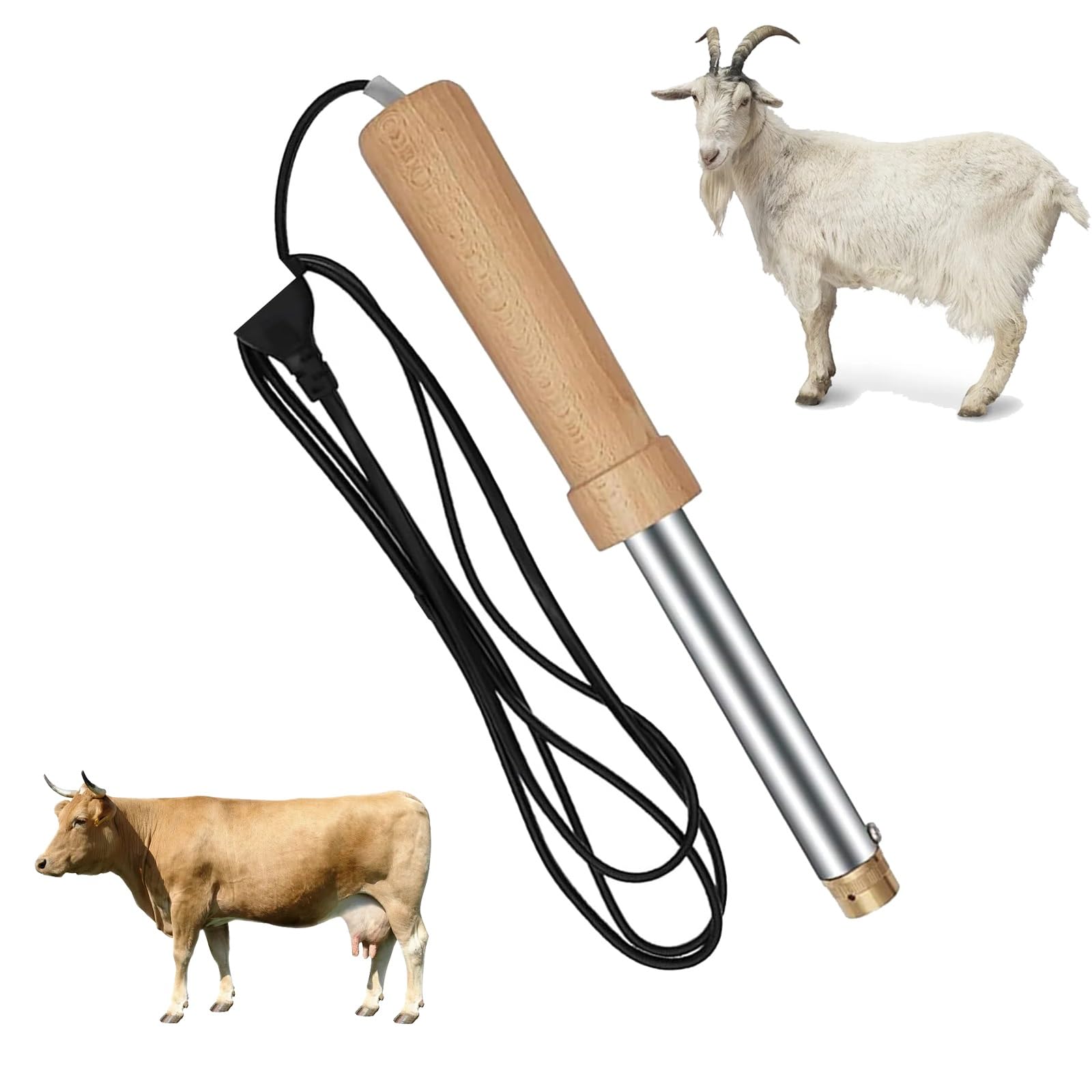 Axgcaa One Color Electric Calf Dehorner, Portable Bloodless Horn Cutting Machine, Fast Dehorning And Easy To Manage, Cattle Sheep Remove Horn Device, Copper Head Heating, For Cattle, Calves And Sheep