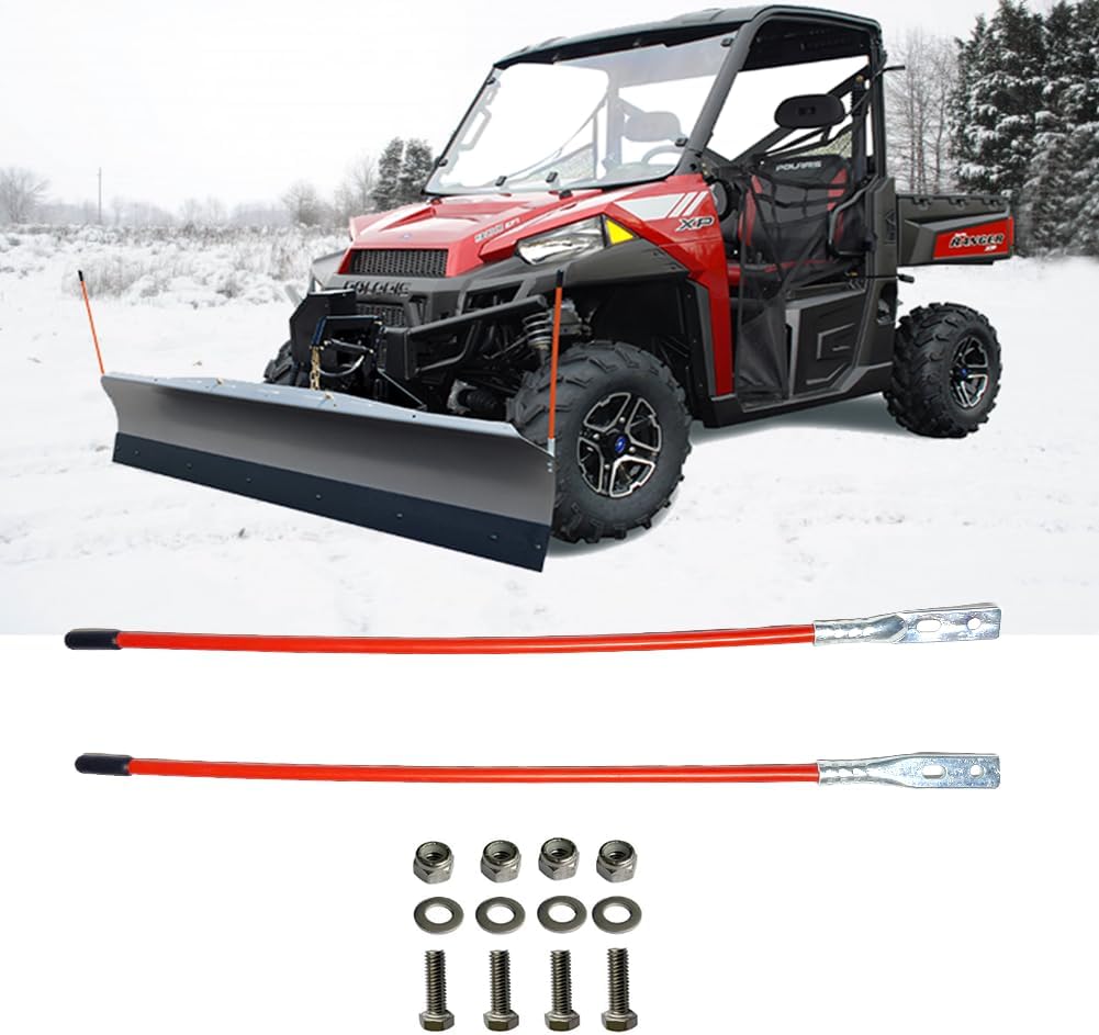 QYMOTO 27'' Snow Plow Markers 1/2'' Diameter Snow Plow