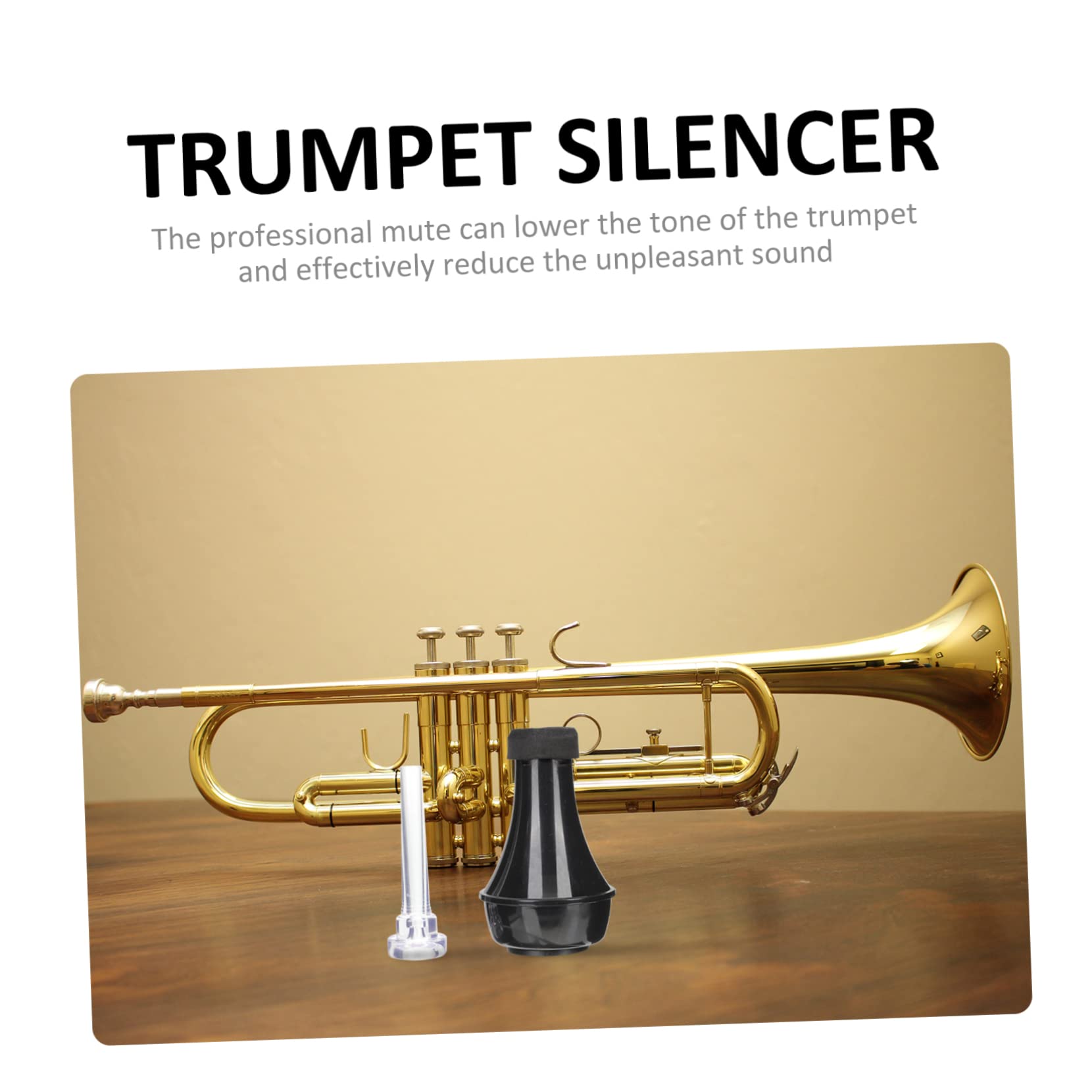 Trompetendämpfer Set 2 Stück - Geräuschreduzierend Für Übung Zu Hause