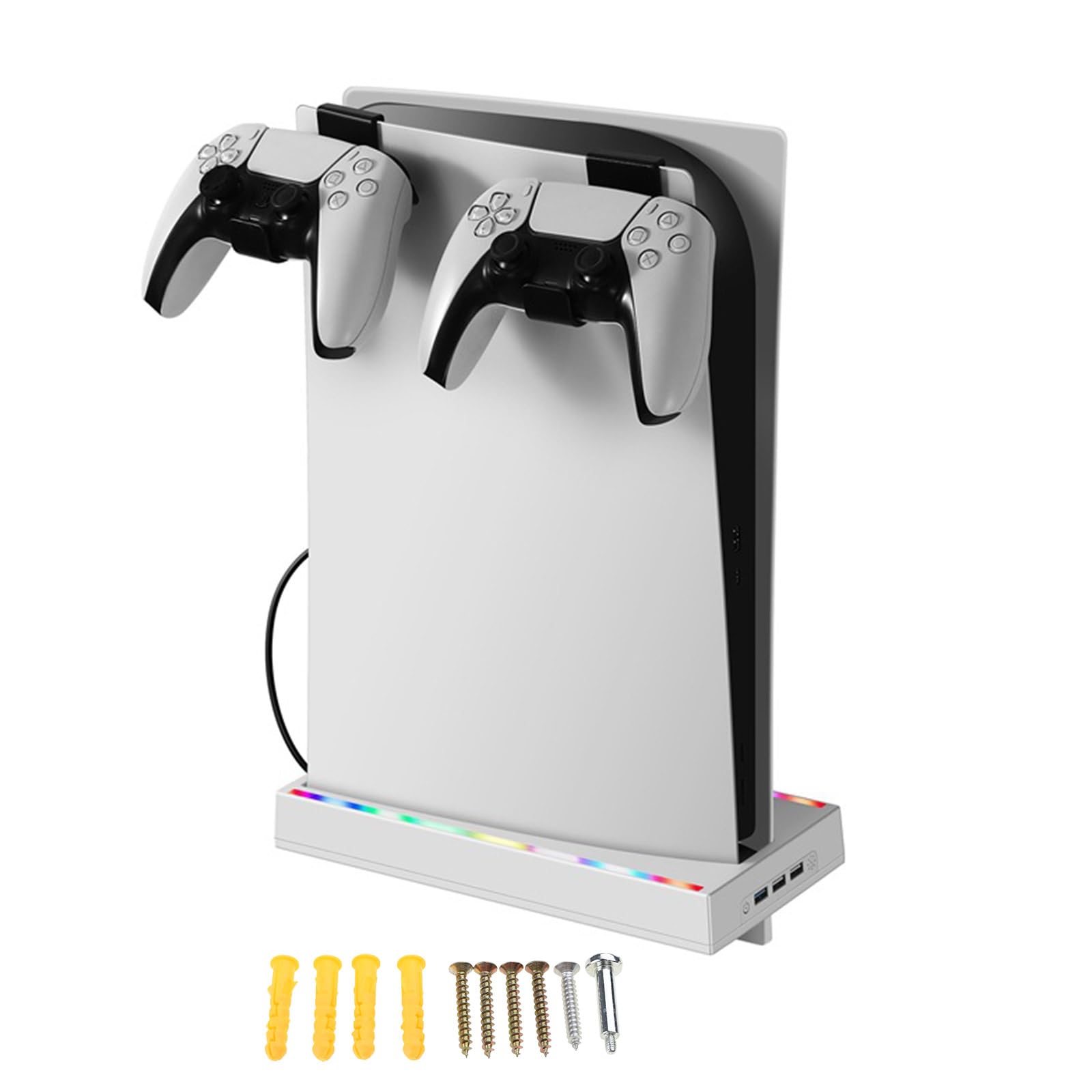 Professionelle Wandhalterung, Standkonsole und LED-Lichthalter für Digital- und Disc-Edition, sichere Aufbewahrungslösung, leichtes Wandhalterungs-Set