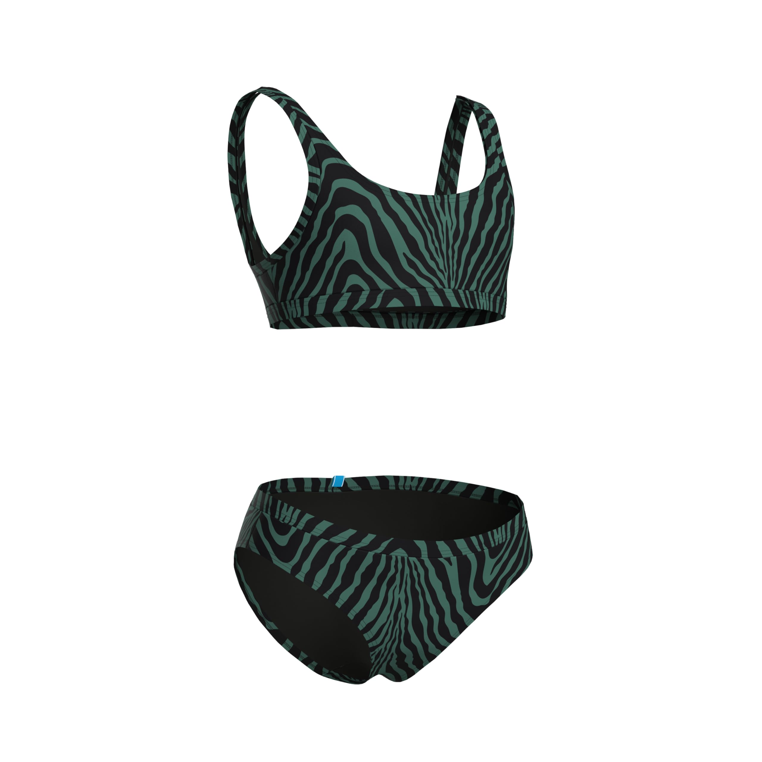 Arena G Arena Water Print Bikini Bralette Two Pieces Bambine e Ragazze (Pacco da 2)