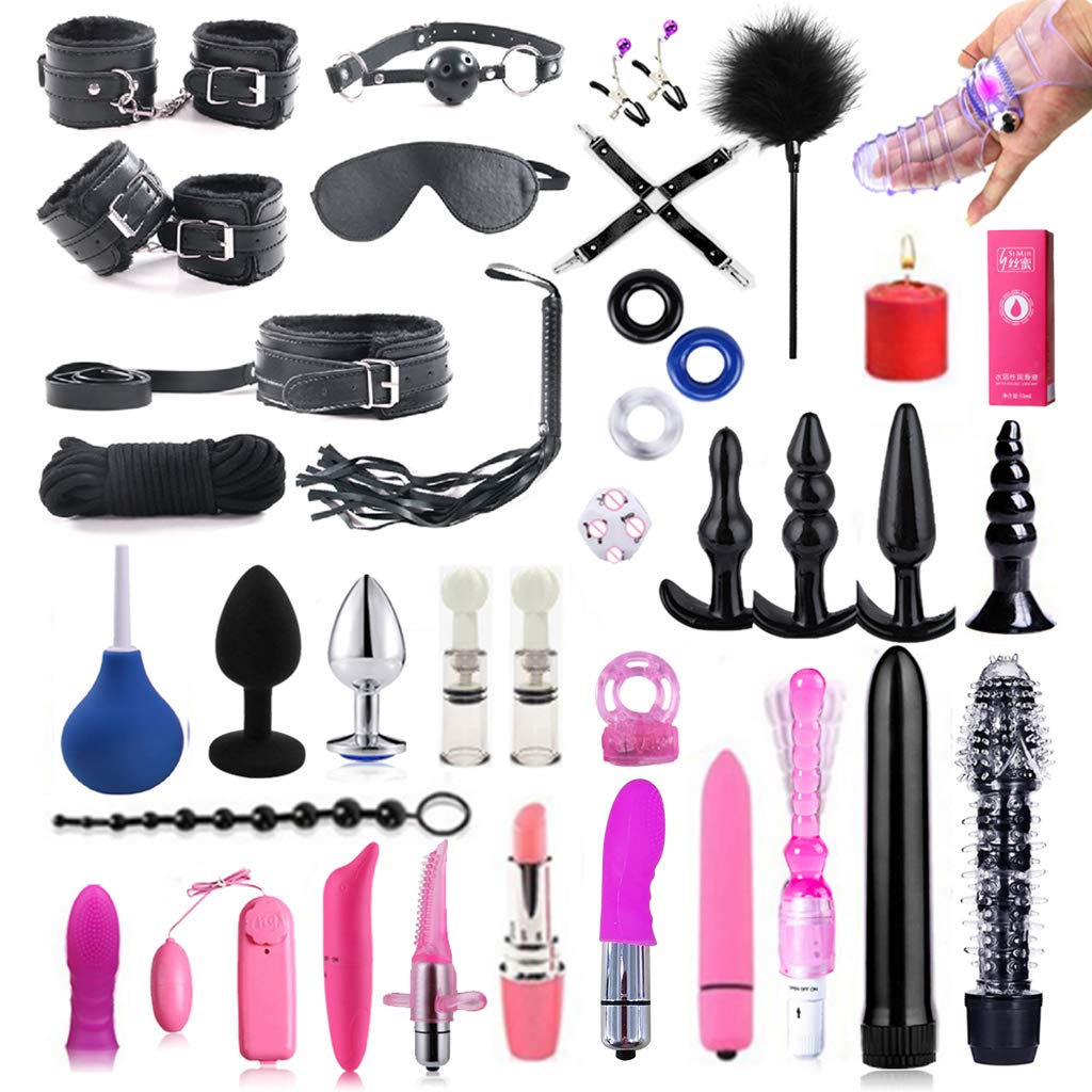 XIAOSHA 1 Set Ṿịbrạtọr Ṧlǎvê Cöllạr Ǎnklê Hǎndcǔffs Rèsṫrạinṫ Ḅöňdḁgê Ḅdṧmṧ Kịt