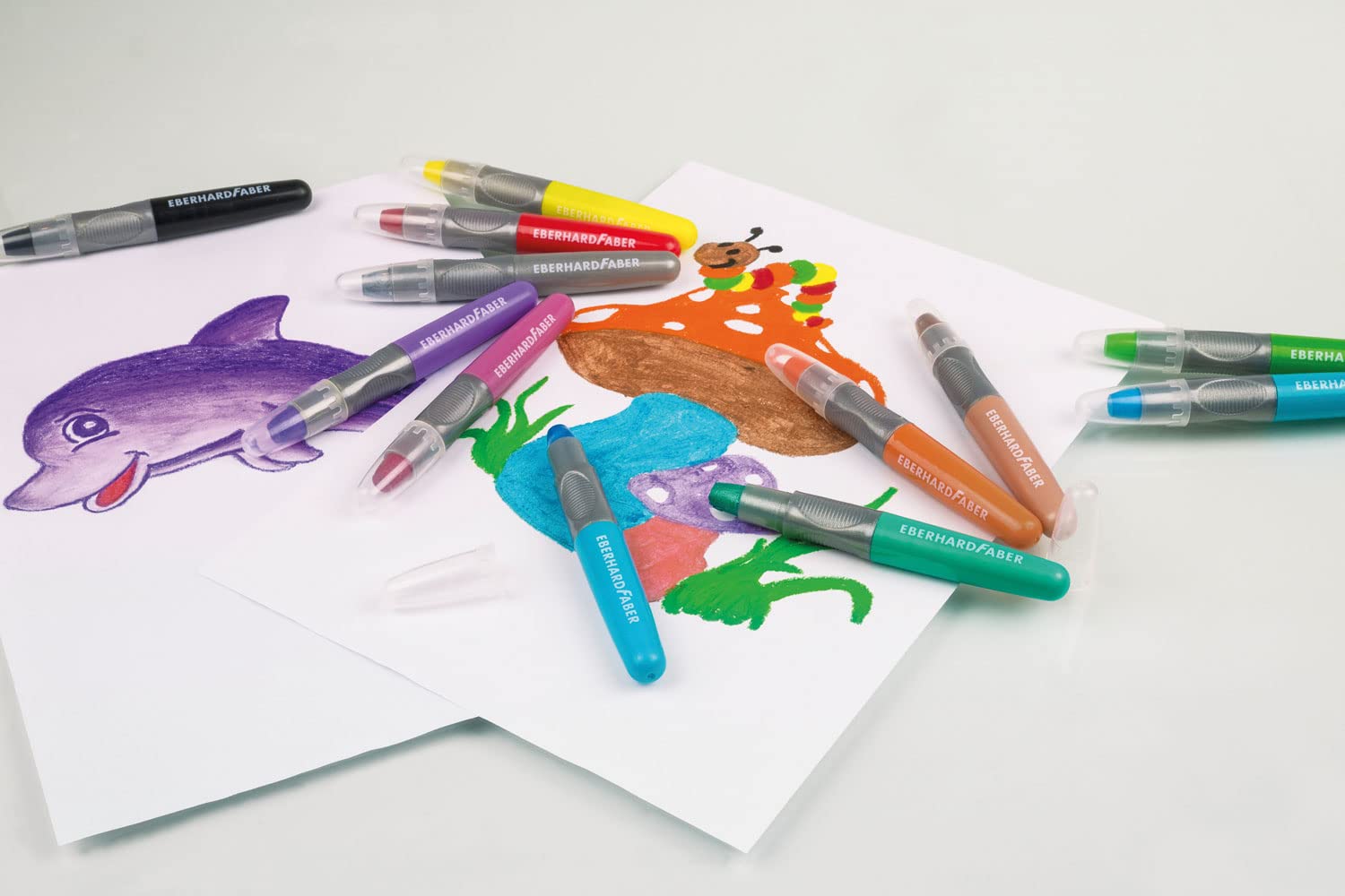 Faber-Castell Metallische Gel-Stifte, 6 Stück - Schimmernde Farben Für Kreative Projekte