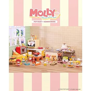 Amazon | POP MART MOLLY クッキング シリーズ PVC&ABS製