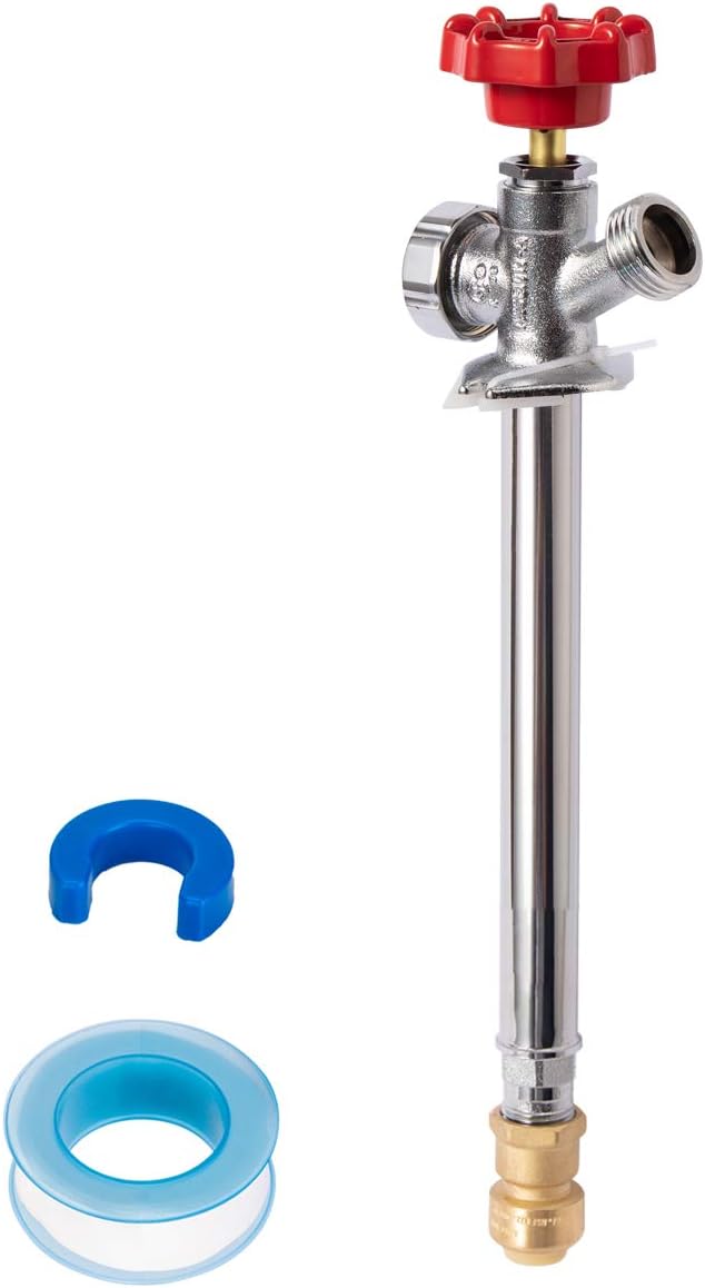 Buy SUNGATOR Frost Free Sillcock, 8" Push Fit AntiSiphon Hydrant, 34Inch Hose Bibb x 12Inch