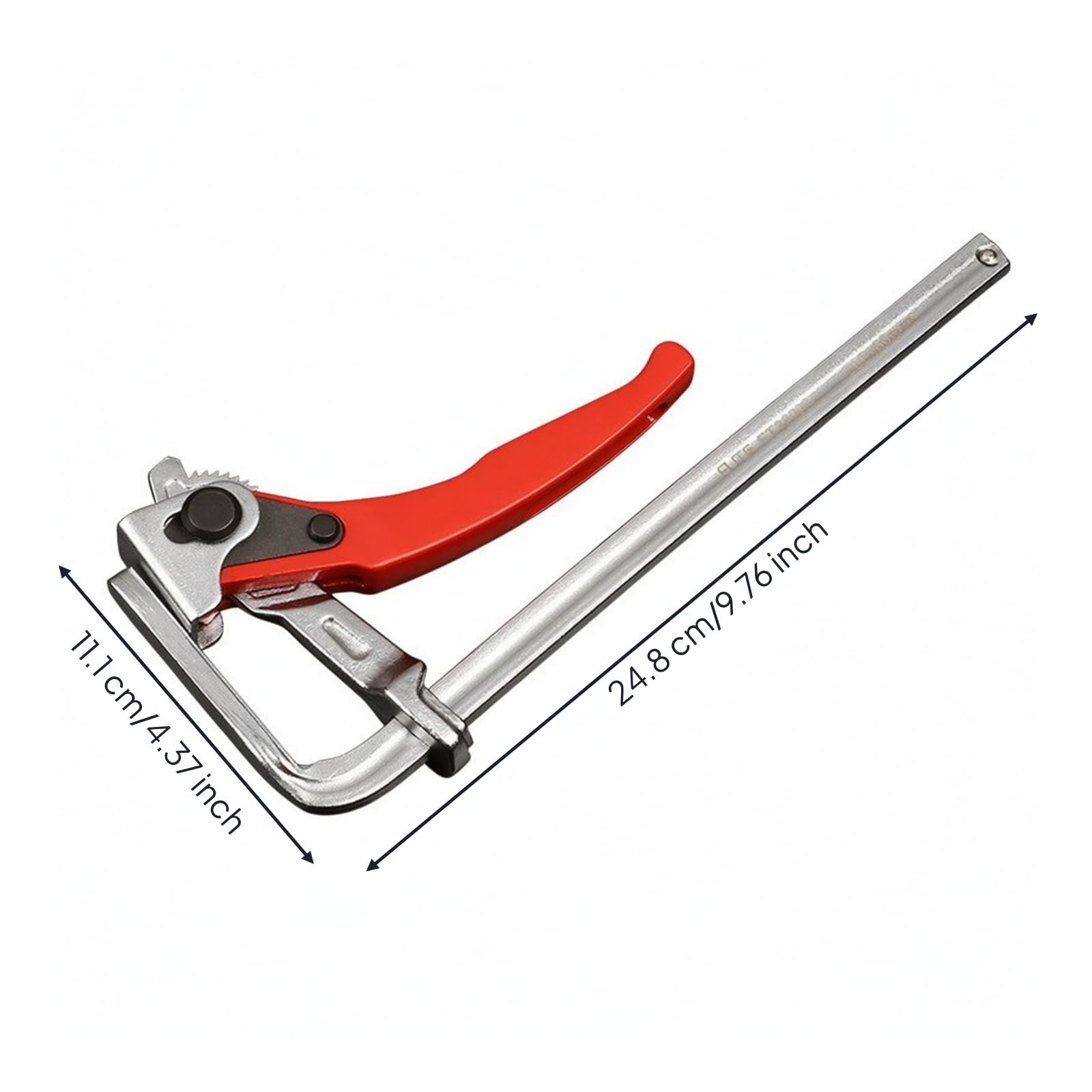 perfk Morsetto Binario in Acciaio | Morsetto icchetto, per Officina, 200x60mm