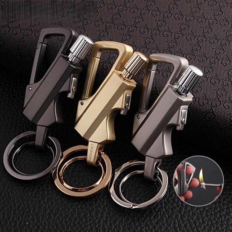 Encendedor llavero 2 piezas multitool compacto miniatura 2