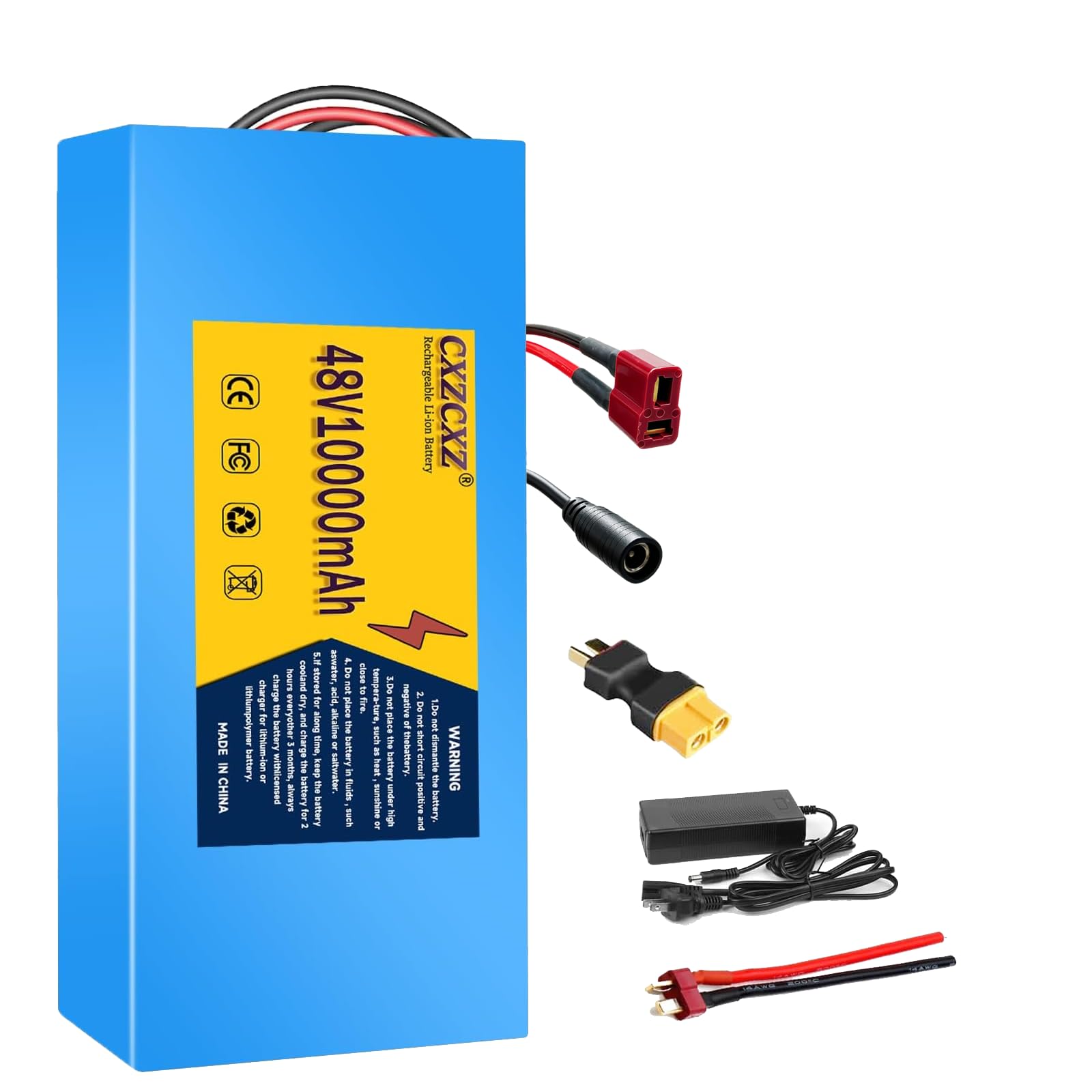 コスウェルコンフォート用　リチウムイオンバッテリー 48V 10Ah Amazon.com: CXZCXZ 48V Ebike Battery, Lithium Battery with XT60