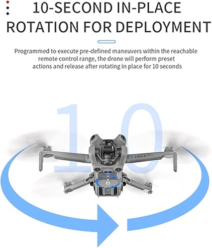 Miniatura 5 de Airdrop - Sistema de carga útil para DJI Mini 4 Pro Drone Airdrop Transporte Entrega Liberación Dispositivo Lanzador de Clip para Mini 4 Pro