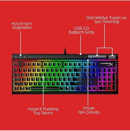 HyperX Alloy Elite 2 — šoninis vaizdas